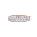 Thumbnail 27 - 3 Carat Emerald Cut Diamond Eternity Band
