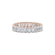 3 Carat Emerald Cut Diamond Eternity Band