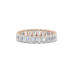 3 Carat Emerald Cut Diamond Eternity Band
