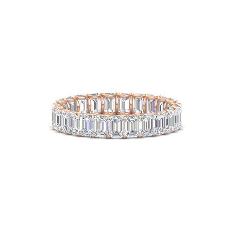 3 Carat Emerald Cut Diamond Eternity Band