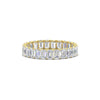 Load image into Gallery viewer, 3 Carat Emerald Cut Diamond Eternity Band