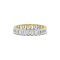 Thumbnail 50 - 3 Carat Emerald Cut Diamond Eternity Band