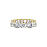 3 Carat Emerald Cut Diamond Eternity Band