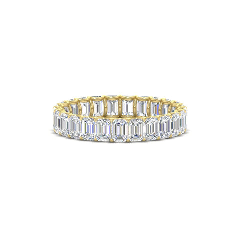 3 Carat Emerald Cut Diamond Eternity Band