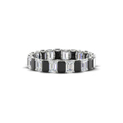 3 Carat Emerald Cut Diamond Eternity Band