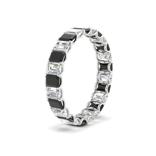 3 Carat Emerald Cut Diamond Eternity Band
