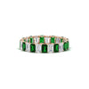 Load image into Gallery viewer, 3 Carat Emerald Cut Diamond Eternity Band