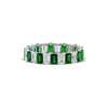 Load image into Gallery viewer, 3 Carat Emerald Cut Diamond Eternity Band