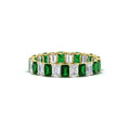 Thumbnail 62 - 3 Carat Emerald Cut Diamond Eternity Band