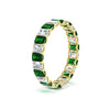 Load image into Gallery viewer, 3 Carat Emerald Cut Diamond Eternity Band