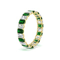 Thumbnail 64 - 3 Carat Emerald Cut Diamond Eternity Band
