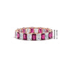 Load image into Gallery viewer, 3 Carat Emerald Cut Diamond Eternity Band