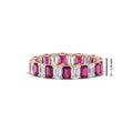 Thumbnail 35 - 3 Carat Emerald Cut Diamond Eternity Band