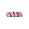 Load image into Gallery viewer, 3 Carat Emerald Cut Diamond Eternity Band
