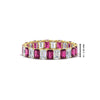 Load image into Gallery viewer, 3 Carat Emerald Cut Diamond Eternity Band