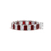 Load image into Gallery viewer, 3 Carat Emerald Cut Diamond Eternity Band