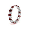 Load image into Gallery viewer, 3 Carat Emerald Cut Diamond Eternity Band