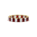 Thumbnail 66 - 3 Carat Emerald Cut Diamond Eternity Band