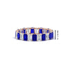 Load image into Gallery viewer, 3 Carat Emerald Cut Diamond Eternity Band