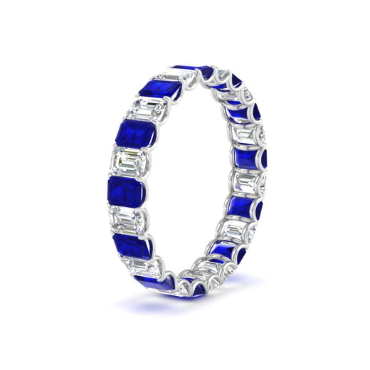 3 Carat Emerald Cut Diamond Eternity Band