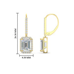Load image into Gallery viewer, 3-carat-emerald-diamond-halo-classic-lever-back-earrings-in-yellow-gold-FD-EAR11235EMANGLE1-3.00CT-NL-YG.jpg