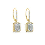 Load image into Gallery viewer, 3-carat-emerald-diamond-halo-classic-lever-back-earrings-in-yellow-gold-FD-EAR11235EMANGLE1-3.00CT-NL-YG.jpg
