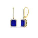 Load image into Gallery viewer, 3-carat-emerald-sapphire-halo-classic-lever-back-diamond-earrings-in-yellow-gold-FD-EAR11235EMGSABLANGLE1-3.00CT-NL-YG.jpg
