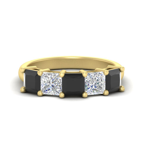 3-carat-five-stone-princess-black-diamond-wedding-band-in-yellow-gold-fdwb8008prblacksleep-3.00ct-nl-yg.jpg