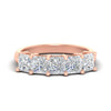 Load image into Gallery viewer, 3-carat-five-stone-princess-diamond-wedding-band-in-rose-gold-fdwb8008prsleep-3.00ct-nl-rg.jpg