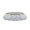 Load image into Gallery viewer, 3-carat-five-stone-princess-diamond-wedding-band-in-white-gold-fdwb8008prsleep-3.00ct-nl-wg.jpg