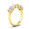 Load image into Gallery viewer, 3-carat-five-stone-princess-diamond-wedding-band-in-yellow-gold-fdwb8008prangle2-3.00ct-nl-yg.jpg