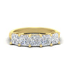 Load image into Gallery viewer, 3-carat-five-stone-princess-diamond-wedding-band-in-yellow-gold-fdwb8008prsleep-3.00ct-nl-yg.jpg