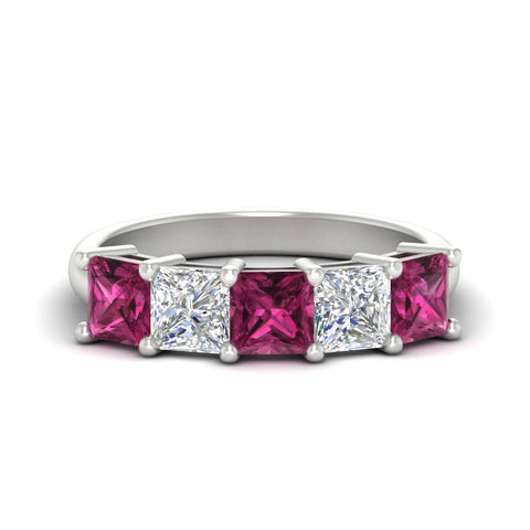 3-carat-five-stone-princess-pink-sapphire-wedding-band-in-white-gold-fdwb8008prgsadrpisleep-3.00ct-nl-wg.jpg