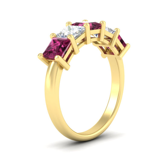 3-carat-five-stone-princess-pink-sapphire-wedding-band-in-yellow-gold-fdwb8008prgsadrpiangle2-3.00ct-nl-yg.jpg