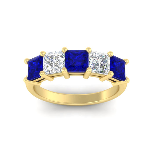 3-carat-five-stone-princess-sapphire-wedding-band-in-yellow-gold-fdwb8008prgsablangle5-3.00ct-nl-yg.jpg