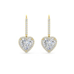 Load image into Gallery viewer, 3-carat-halo-diamond-heart-lever-back-earring-in-yellow-gold-FDEAR-11235HT-3.00CT-NL-YG.jpg