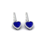 Load image into Gallery viewer, 3-carat-halo-diamond-heart-lever-back-earring-with-sapphire-in-white-gold-FDEAR-11235HTGSABL-3.00CT-NL-WG.jpg