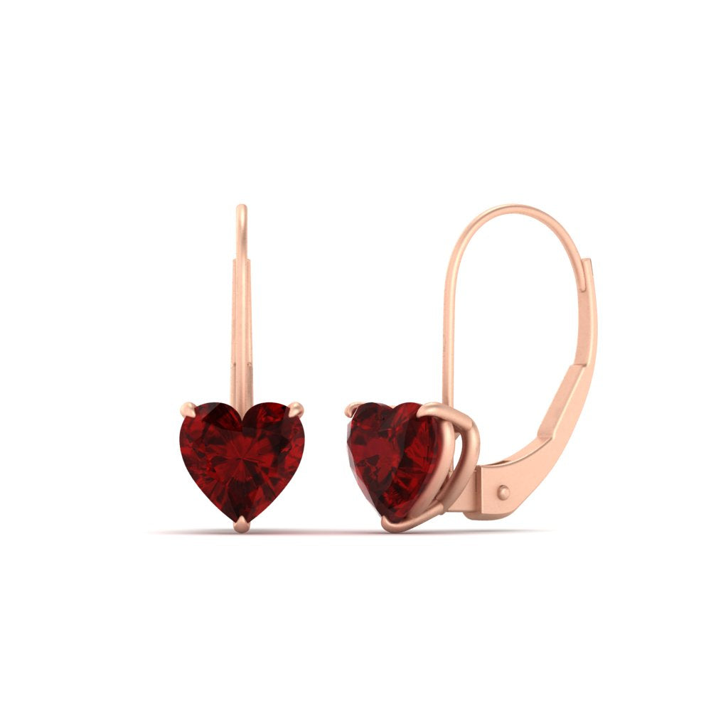 3-carat-heart-stud-ruby-leverback-Earrings-in-rose-gold-FDEAR9225HTGRUDR-3.00 CT-NL-RG
