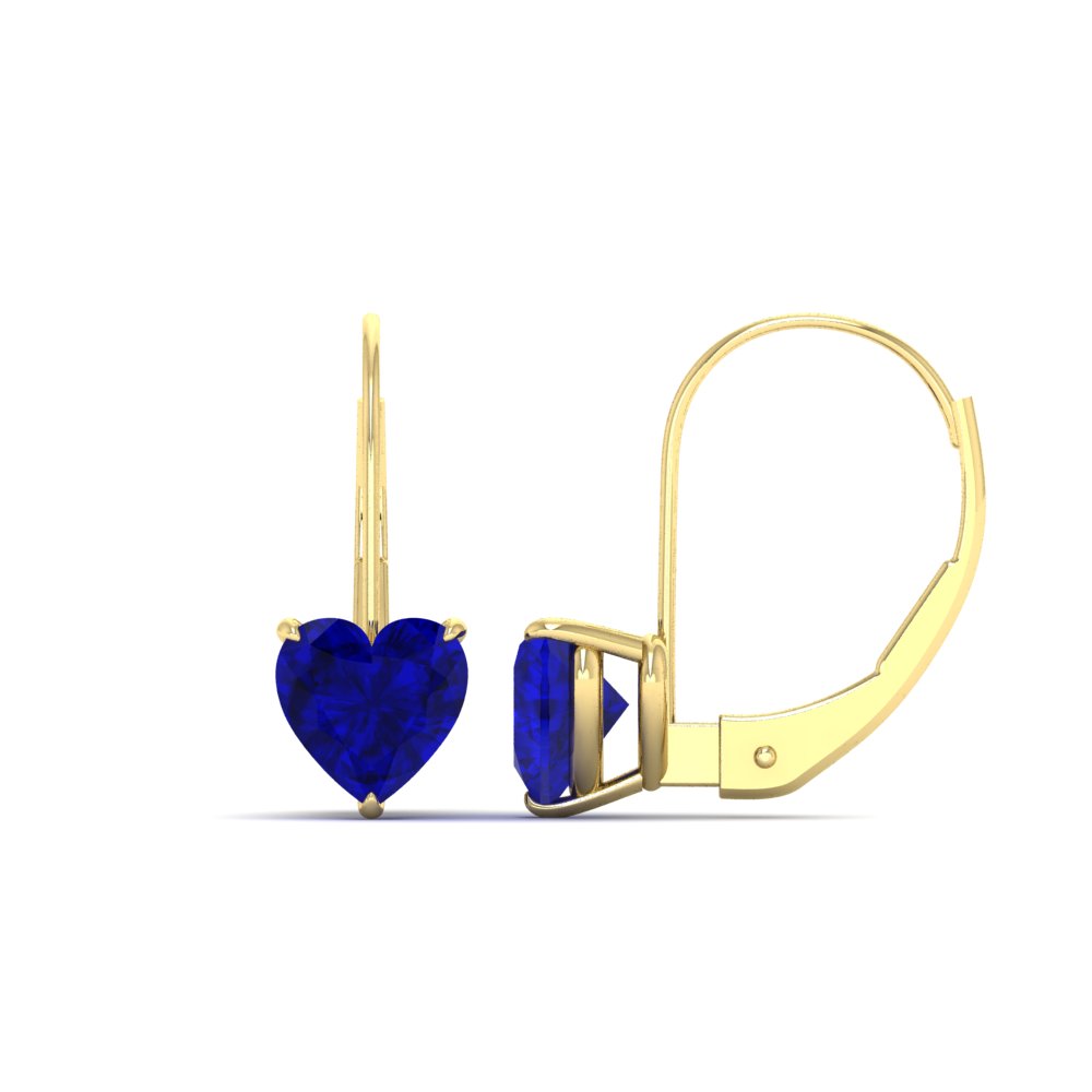 3-carat-heart-stud-sapphire-leverback-Earrings-in-yellow-gold-FDEAR9225HTGSABL-3.00 CT-NL-YG