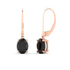Load image into Gallery viewer, 3-carat-leverback-oval-drop-dangle-black-diamond-earrings-in-rose-gold-fdear11236ovgblackangle1-3.00ct-nl-rg.jpg?v=1765455500