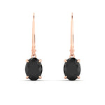 Load image into Gallery viewer, 3-carat-leverback-oval-drop-dangle-black-diamond-earrings-in-rose-gold-fdear11236ovgblackangle2-3.00ct-nl-rg.jpg?v=1765455500