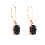 Load image into Gallery viewer, 3-carat-leverback-oval-drop-dangle-black-diamond-earrings-in-rose-gold-fdear11236ovgblackangle3-3.00ct-nl-rg.jpg?v=1765455501