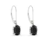 Load image into Gallery viewer, 3-carat-leverback-oval-drop-dangle-black-diamond-earrings-in-white-gold-fdear11236ovgblackangle3-3.00ct-nl-wg.jpg?v=1765455500