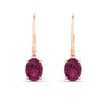Load image into Gallery viewer, 3-carat-leverback-oval-drop-dangle-pink-sapphire-earrings-in-rose-gold-fdear11236ovgsadrpiangle2-3.00ct-nl-rg.jpg?v=1765455500