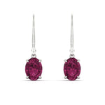 Load image into Gallery viewer, 3-carat-leverback-oval-drop-dangle-pink-sapphire-earrings-in-white-gold-fdear11236ovgsadrpiangle2-3.00ct-nl-wg.jpg?v=1765455500