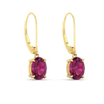 Load image into Gallery viewer, 3-carat-leverback-oval-drop-dangle-pink-sapphire-earrings-in-yellow-gold-fdear11236ovgsadrpiangle3-3.00ct-nl-yg.jpg?v=1765455500