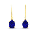 Load image into Gallery viewer, 3-carat-leverback-oval-drop-dangle-sapphire-earrings-in-yellow-gold-fdear11236ovgsablangle2-3.00ct-nl-yg.jpg?v=1765455500