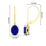 Load image into Gallery viewer, 3-carat-leverback-oval-drop-dangle-sapphire-earrings-in-yellow-gold-fdear11236ovgsablangle4-3.00ct-nl-yg-hw.jpg?v=1765455500