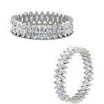 Load image into Gallery viewer, 3-carat-marquise-diamond-eternity-wedding-band-in-white-gold-FDEWB11257MQB-3.00CT-NL-WG
