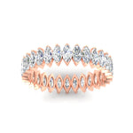 Load image into Gallery viewer, 3-carat-marquise-diamond-stackable-eternity-band-in-rose-gold-FDEWB11257MQBANGLE5-3.00CT-NL-RG